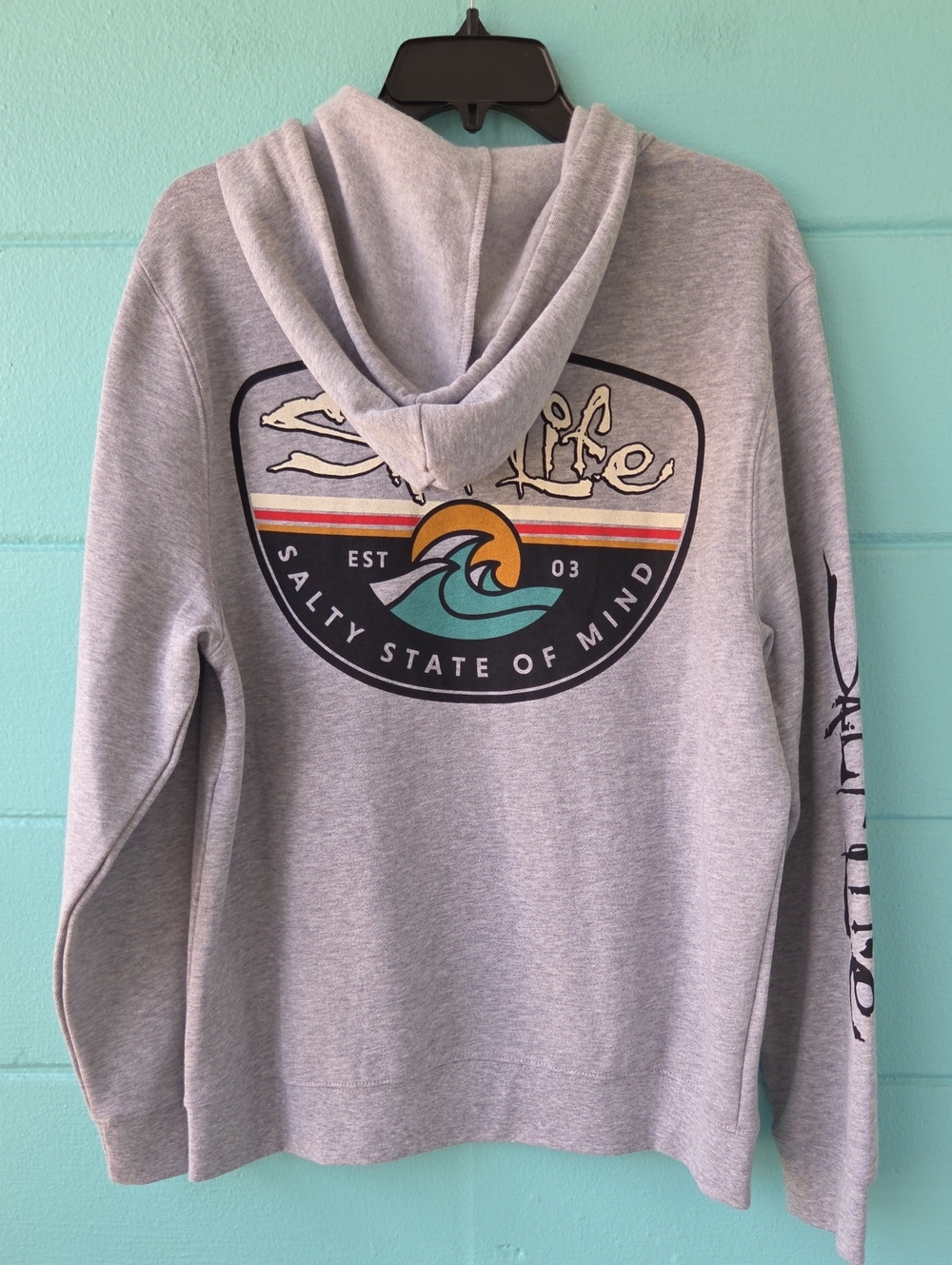 NWT "Salt Life" Daily Weave Hoodie Men's Size Medium - Picture 2 of 7